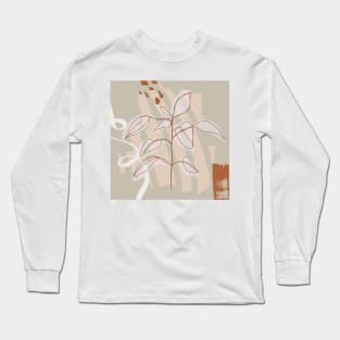 Existence #minimalism #digitalart Long Sleeve T-Shirt